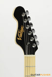 Vintage V6M24 Super S-Style Electric Guitar - Boulevard Black