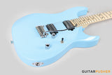 Vintage V6M24 Super S-Style Electric Guitar - Laguna Blue