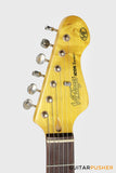 Vintage V6 Icon S-Style Electric Guitar - Distressed Ventura Green