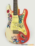 Vintage V6 Thomas Blug Signature S-Style Electric Guitar - Summer of Love