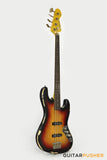 Vintage V74 Icon Fretless 4-String JB Bass - Sunset Sunburst