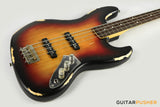 Vintage V74 Icon Fretless 4-String JB Bass - Sunset Sunburst