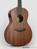 Vintage VE800MH Mahogany Series Parlour Acoustic-Electric Guitar - Natural Satin