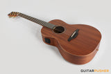 Vintage VE800MH Mahogany Series Parlour Acoustic-Electric Guitar - Natural Satin