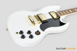 Vintage VS6 Reissued SG - Arctic White w/ Gold Hardware