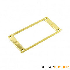 WD Metal Humbucker Mounting Ring Flat - Black - GuitarPusher