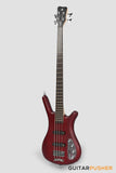 Rockbass by Warwick Corvette Basic 4-String Bass Guitar - Burgundy Red Transparent Satin