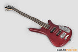 Rockbass by Warwick Corvette Basic 4-String Bass Guitar - Burgundy Red Transparent Satin