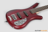Rockbass by Warwick Corvette Basic 4-String Bass Guitar - Burgundy Red Transparent Satin