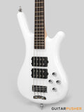 Rockbass by Warwick Corvette $$ 4-String Bass Guitar - Solid White High Polish