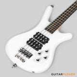 Rockbass by Warwick Corvette $$ 4-String Bass Guitar - Solid White High Polish