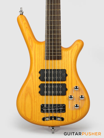 Rockbass by Warwick Corvette $$ 5-String Bass Guitar - Honey Violin Transparent Satin