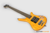 Rockbass by Warwick Corvette $$ 5-String Bass Guitar - Honey Violin Transparent Satin