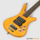 Rockbass by Warwick Corvette $$ 5-String Bass Guitar - Honey Violin Transparent Satin