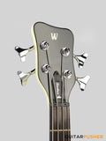Rockbass by Warwick Star Bass 4-String Bass Guitar - Solid Creme White High Polish