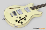 Rockbass by Warwick Star Bass 4-String Bass Guitar - Solid Creme White High Polish