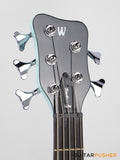 Rockbass by Warwick Star Bass 5-String Bass Guitar - Solid Daphne Blue High Polish