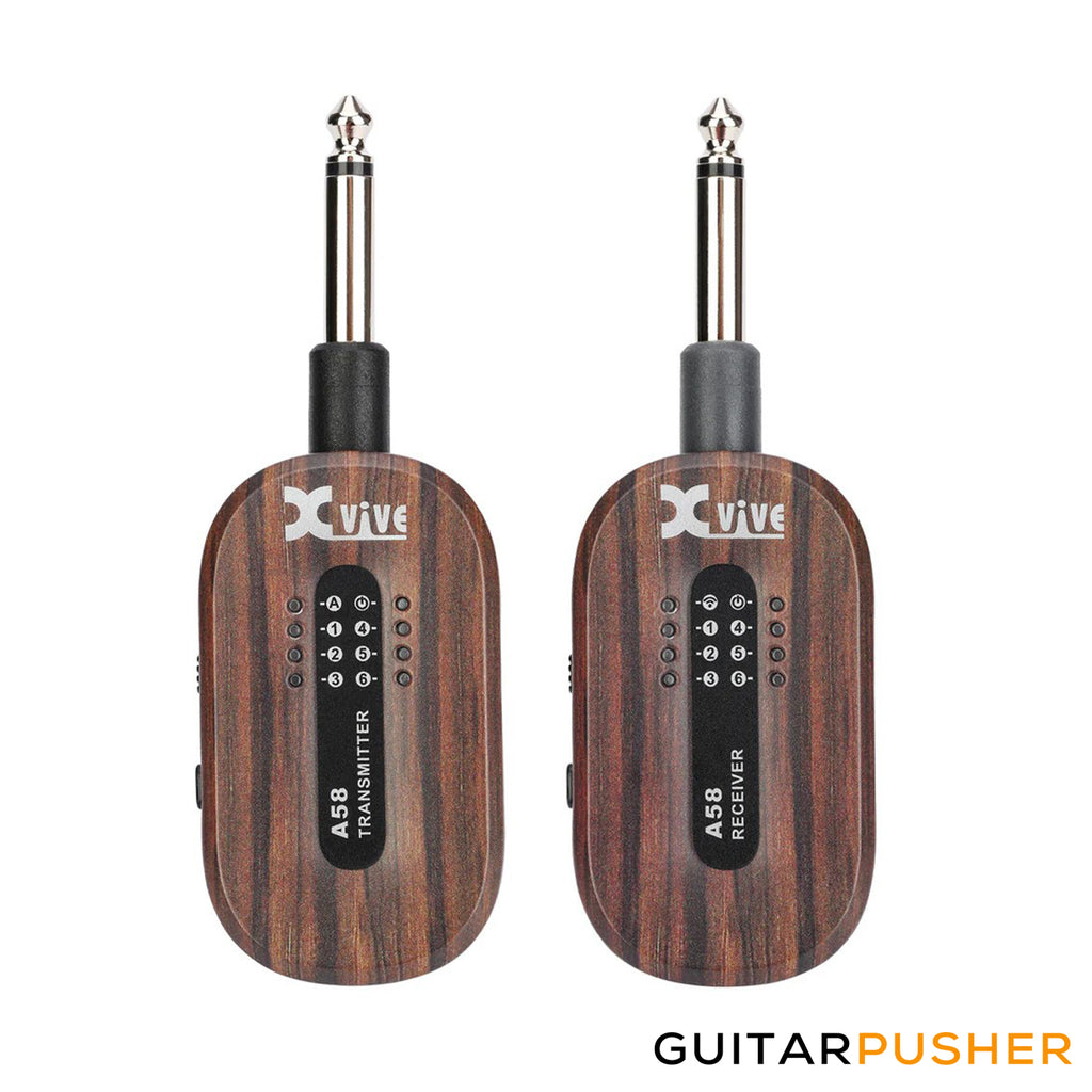 Sistema Inalámbrico Para Guitarra XVIVE P58, 5.8GHz, Digital - Ideal Para Pedaleras Y Conexión Sin Cables En Directo