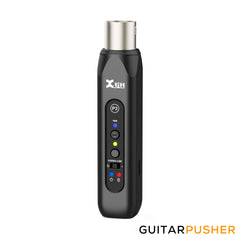 Xvive Audio Wireless XLR Bluetooth Receiver for Bluetooth Adapter, Speakers, Bluetooth Audio Mixer, PA Systems, & DJ Systems (Black)