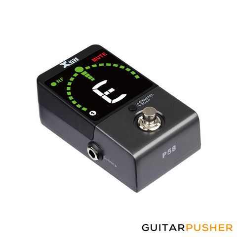 best small tuner pedal Xvive Audio P58R 5.8GHz Digital Guitar Pedal Tuner (Black) – GuitarPusher
