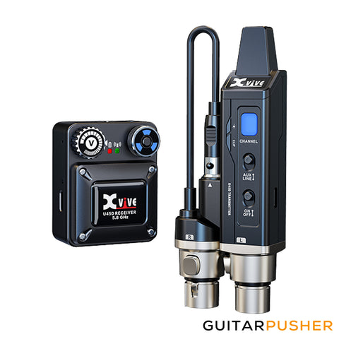 Xvive Audio U45D 5.8GHz Stereo In-Ear Monitor Wireless System (Black)