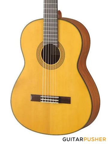 YAMAHA CG122MS Solid Spruce Top Full-Size Classical Guitar - Matte Natural