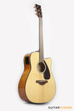 YAMAHA FGX800C Solid Spruce Top/Nato Okume Dreadnought Cutaway Acoustic-Electric Guitar - Natural