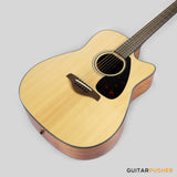 YAMAHA FGX800C Solid Spruce Top/Nato Okume Dreadnought Cutaway Acoustic-Electric Guitar - Natural