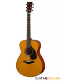 YAMAHA FS5 GL Gloss Red Label All-Solid Wood Acoustic Guitar - Vintage