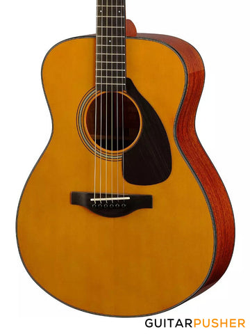 YAMAHA FS5 GL Gloss Red Label All-Solid Wood Acoustic Guitar - Vintage