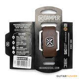IBOX Brazil Leather & Iron Tag String Dampener/Muter (1pc) Brown
