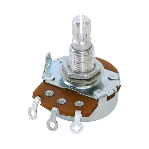 Alpha 25k Potentiometer for Active System 8mm hole, Metric, 18 Spline Coarse Split Shaft, high torque 3/8 inch