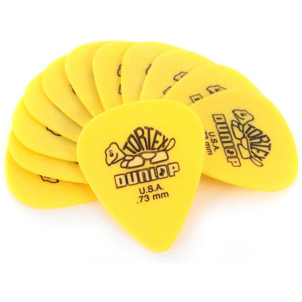 Dunlop Tortex Standard Guitar Pick 0.73mm Yellow – GuitarPusher