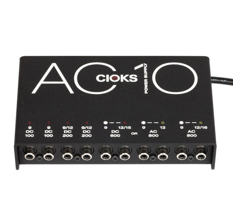 Cioks AC10 6 Isolated 4 AC 6 DC Output Power Supply 9/12/15/16/18V - GuitarPusher