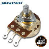 Bourns 250k Potentiometer 1/4 Short Bushing US Size 24 Spline Split Shaft Low Torque