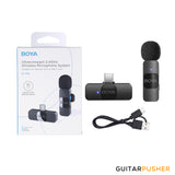 BOYA BY-V10 2.4GHz Ultra-Compact Wireless Microphone System (USB-C Connector)