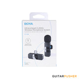 BOYA BY-V10 2.4GHz Ultra-Compact Wireless Microphone System (USB-C Connector)