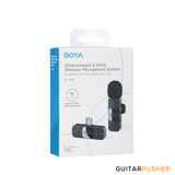 BOYA BY-V10 2.4GHz Ultra-Compact Wireless Microphone System (USB-C Connector)
