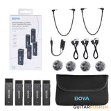 BOYA BY-W4 Ultracompact 2.4GHz Four-Channel Wireless Microphone System