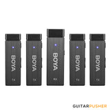 BOYA BY-W4 Ultracompact 2.4GHz Four-Channel Wireless Microphone System