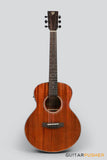 Phoebus Baby-N GS-E v3 All Mahogany GS Mini (3rd Gen.) Travel Acoustic-Electric Guitar w/ Gig Bag - GuitarPusher