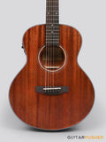 Phoebus Baby-N GS-E v3 All Mahogany GS Mini (3rd Gen.) Travel Acoustic-Electric Guitar w/ Gig Bag - GuitarPusher