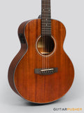 Phoebus Baby-N GS-E v3 All Mahogany GS Mini (3rd Gen.) Travel Acoustic-Electric Guitar w/ Gig Bag - GuitarPusher