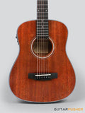 Phoebus Baby-Ne v3 3/4 Dreadnought (3rd Gen.) All Mahogany Travel Acoustic-Electric Guitar w/ Gig Bag - GuitarPusher