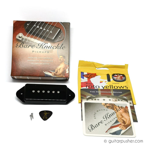 Bareknuckle Blue Note P90 Calibrated Pickup Set Dogear Black 