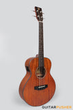 Phoebus Buddie 01-E Solid Top All-Mahogany GS Mini Acoustic-Electric Bass w/ Gig Bag