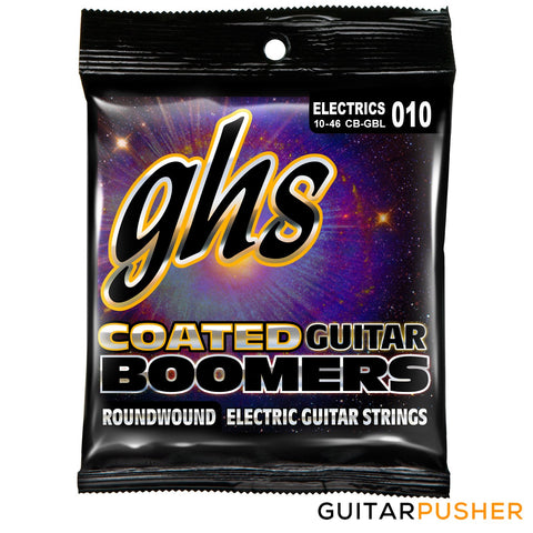 GHS Coated Boomers GBL Light Electric Guitar Strings 10-46 (10 13 17 26 36 46)