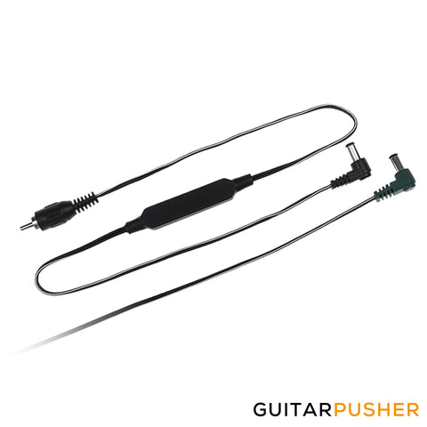 Cioks Booster Flex Type 1 (Black) - One cable Voltage Doubler (50mA max) w/ 5.5/2.1mm Center Negative DC plug - 50cm (2201)