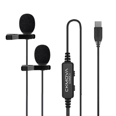 CKMOVA LCM2C Omnidirectional Lavalier Microphone USB-C