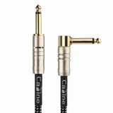 Caline Guitar Instrument Cable Braided Gold - GuitarPusher